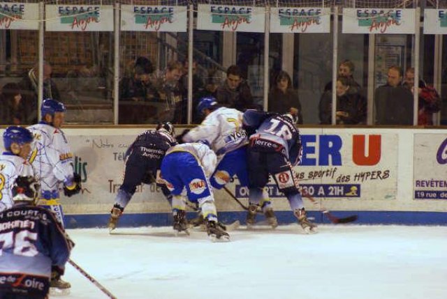 Photo hockey match Angers  - Villard-de-Lans le 24/01/2009