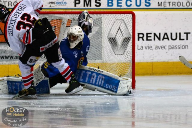 Photo hockey match Chamonix  - Bordeaux le 05/03/2016