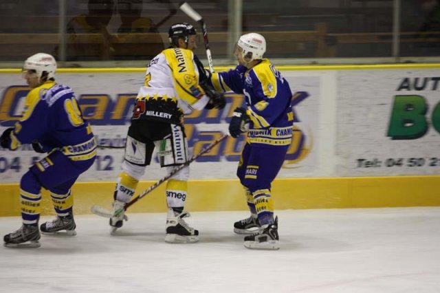 Photo hockey match Chamonix  - Rouen le 24/01/2009