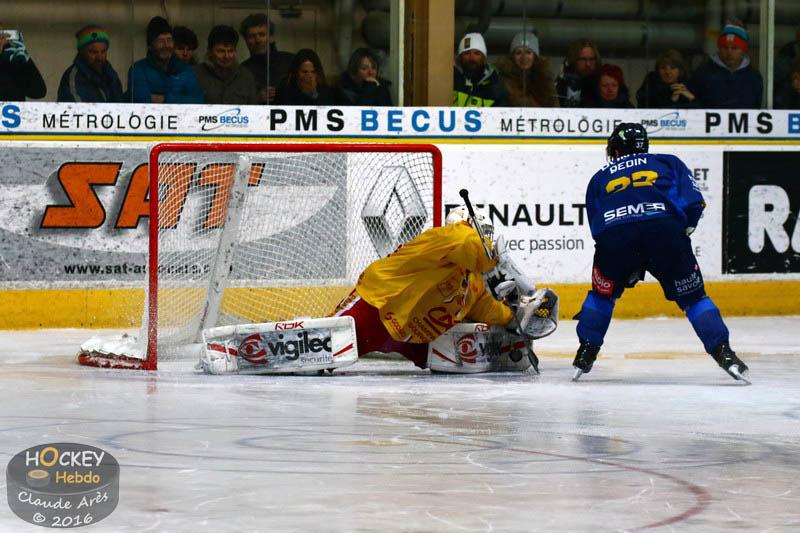 Chamonix  1 - 2 Dijon 