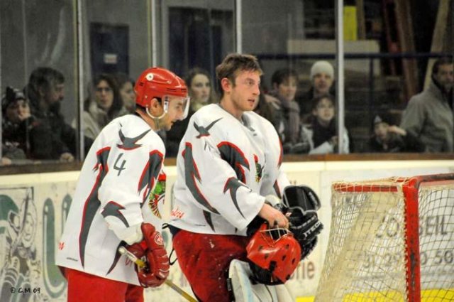 Photo hockey match Caen  - Cergy-Pontoise le 24/01/2009