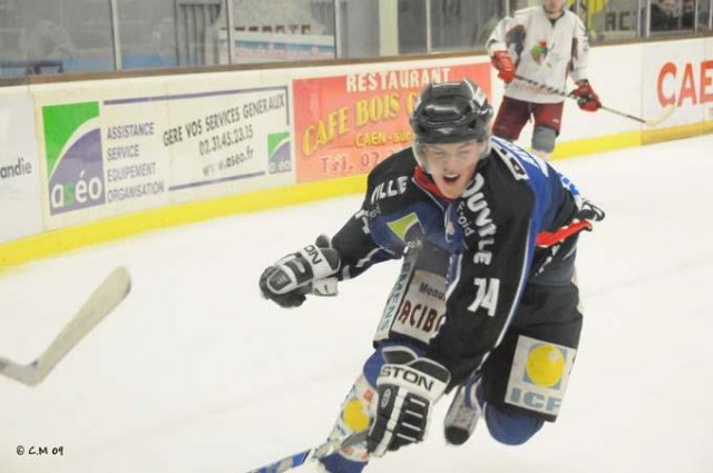 Photo hockey match Caen  - Cergy-Pontoise le 24/01/2009