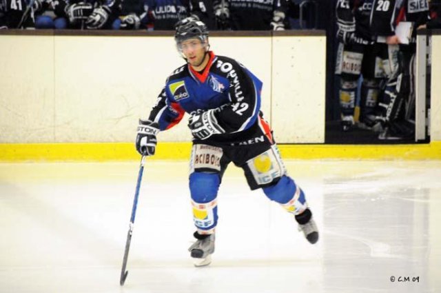 Photo hockey match Caen  - Cergy-Pontoise le 24/01/2009