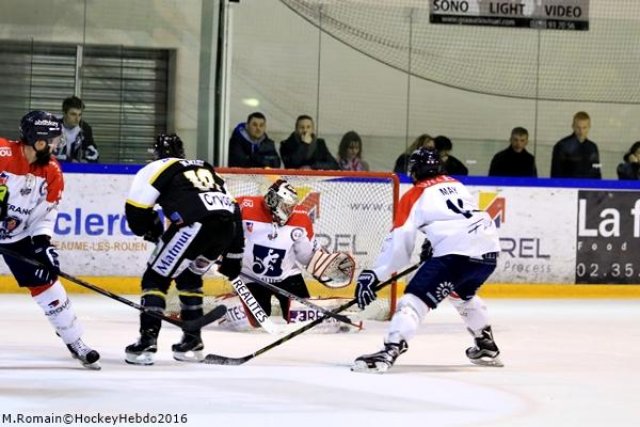 Photo hockey match Rouen - Angers  le 25/03/2016
