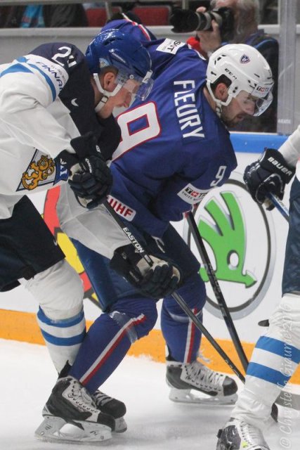 Photo hockey match France - Finland le 14/05/2016