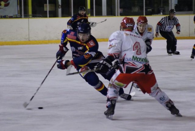 Photo hockey match Nice - Amnéville le 24/01/2009