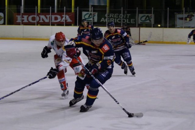 Photo hockey match Nice - Amnéville le 24/01/2009