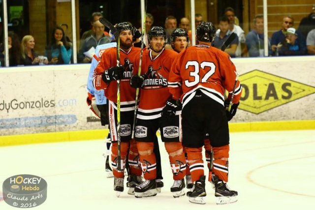Photo hockey match Chamonix / Morzine - Grenoble  le 24/08/2016