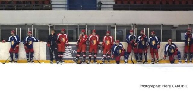 Photo hockey reportage Grenoble: Entrainement à Yverdon