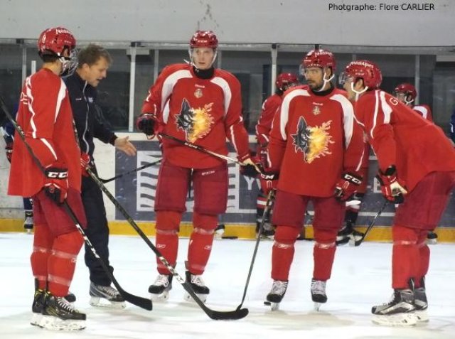Photo hockey reportage Grenoble: Entrainement à Yverdon