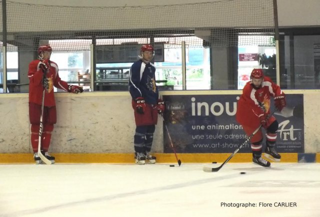 Photo hockey reportage Grenoble: Entrainement à Yverdon