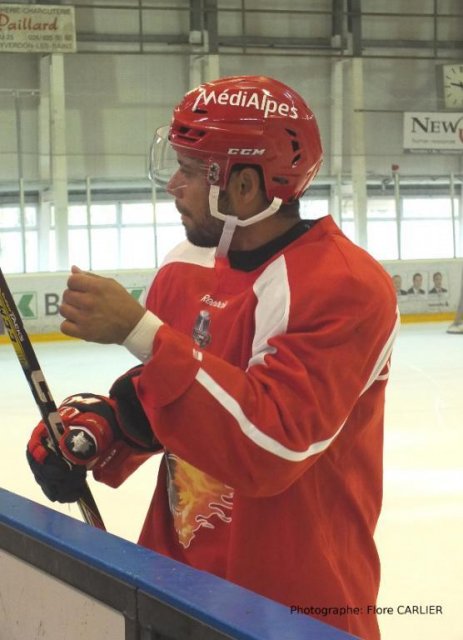 Photo hockey reportage Grenoble: Entrainement à Yverdon