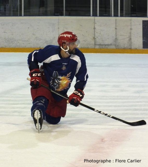 Photo hockey reportage Grenoble: Entrainement à Yverdon
