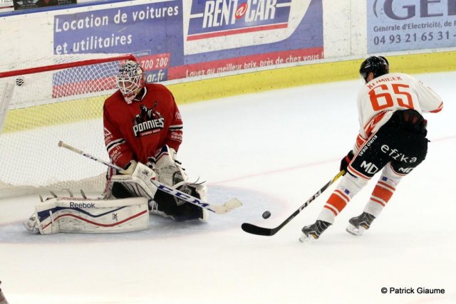 Photo hockey match Chamonix / Morzine - Epinal  le 03/09/2016