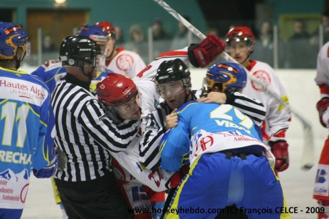 Photo hockey match Gap  - Valence le 31/01/2009