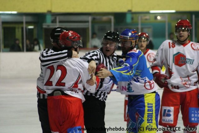 Photo hockey match Gap  - Valence le 31/01/2009