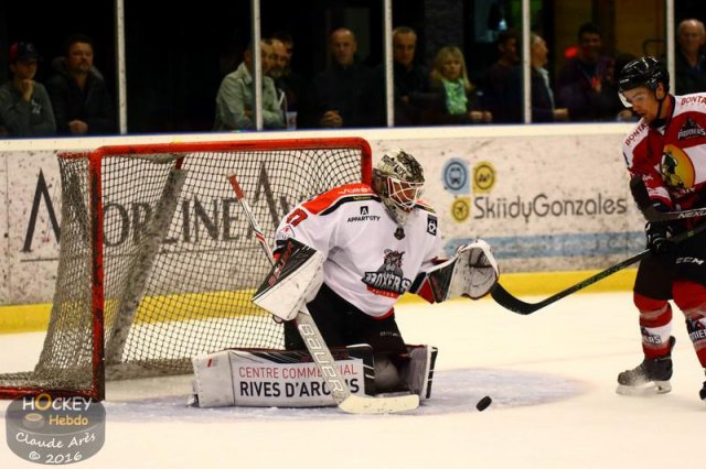 Photo hockey match Chamonix / Morzine - Bordeaux le 16/09/2016