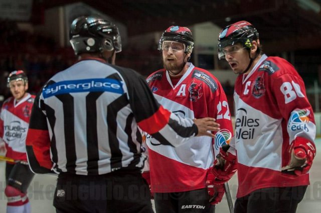 Photo hockey match Briançon  - Brest  le 24/09/2016