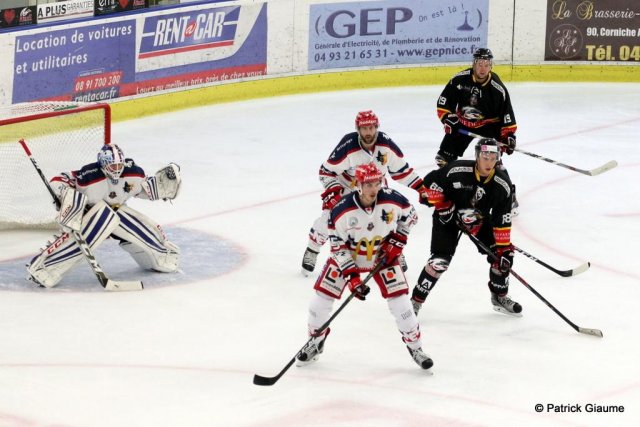 Photo hockey match Nice - Grenoble  le 25/09/2016