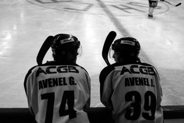 Photo hockey match Avignon - Caen  le 31/01/2009