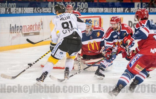 Photo hockey match Grenoble  - Rouen le 27/09/2016
