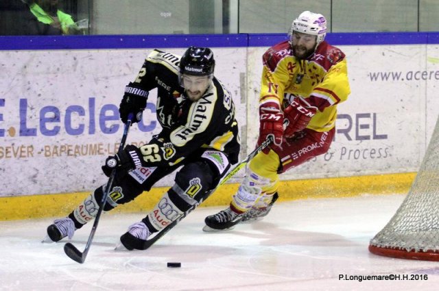 Photo hockey match Rouen - Dijon  le 30/09/2016