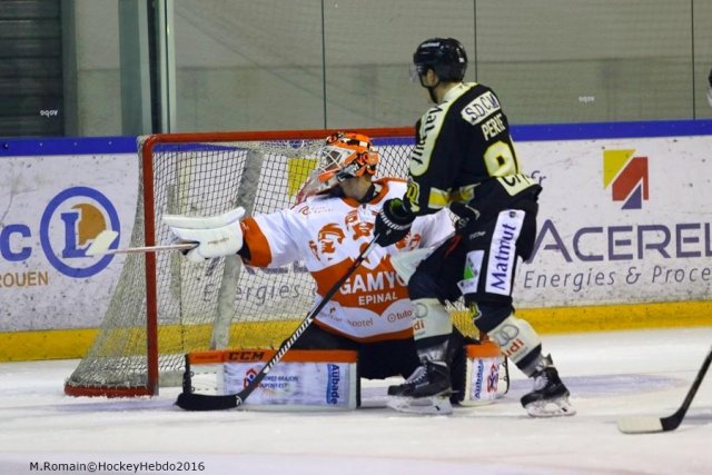 Photo hockey match Rouen - Epinal  le 07/10/2016