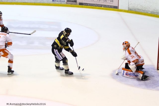 Photo hockey match Rouen - Epinal  le 07/10/2016