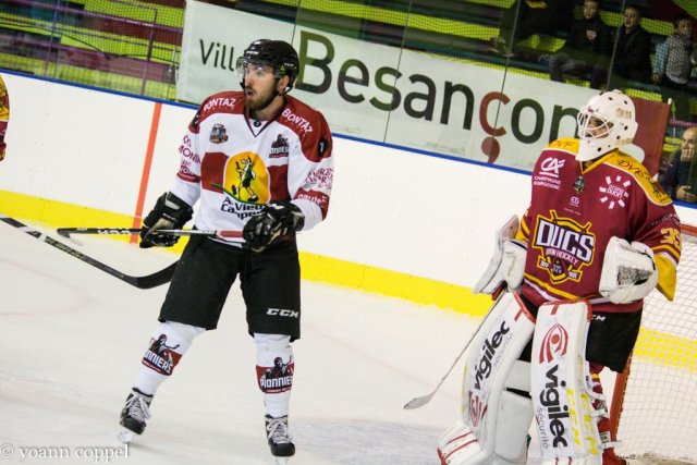 Photo hockey match Dijon  - Chamonix / Morzine le 09/10/2016