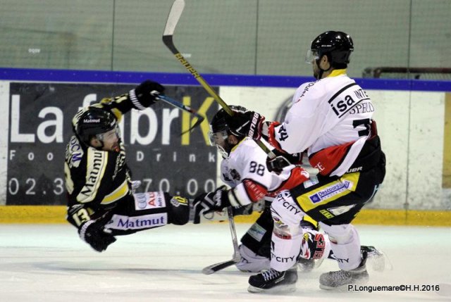 Photo hockey match Rouen - Nice le 11/10/2016