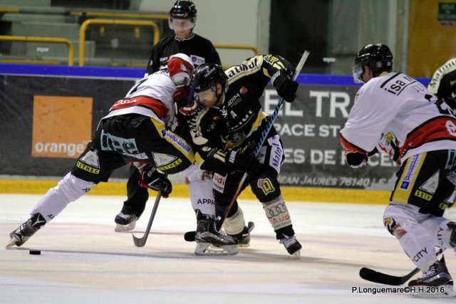Photo hockey match Rouen - Nice le 11/10/2016