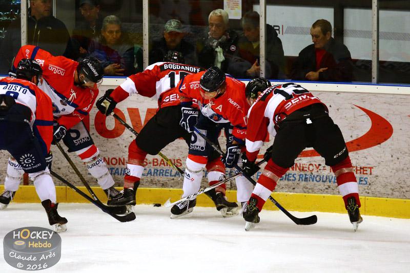 Chamonix / Morzine 3 - 2 Angers 