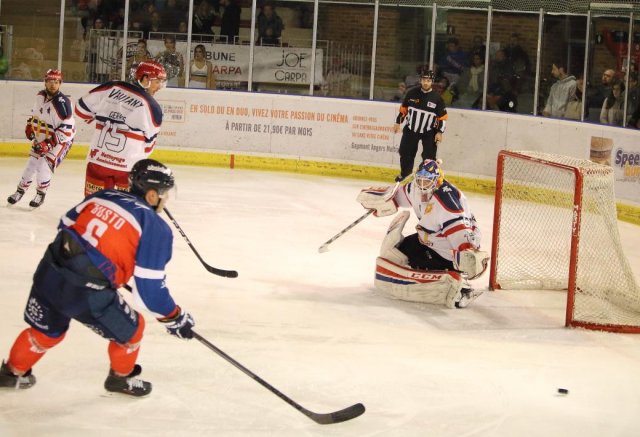 Photo hockey match Angers  - Grenoble  le 14/10/2016