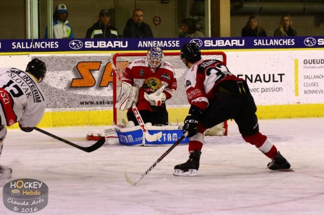 Photo hockey match Chamonix / Morzine - Nice le 18/10/2016