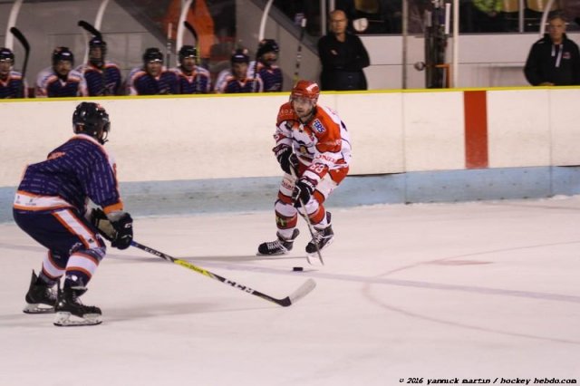 Photo hockey match Clermont-Ferrand - Cholet  le 15/10/2016