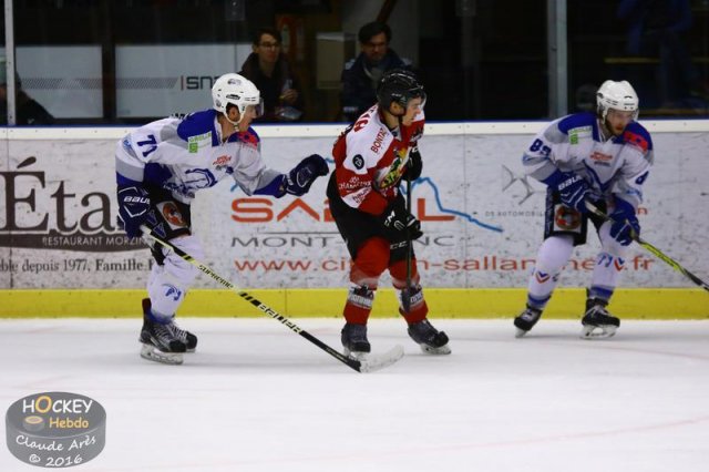 Photo hockey match Chamonix / Morzine - Courchevel-Méribel-Pralognan le 25/10/2016