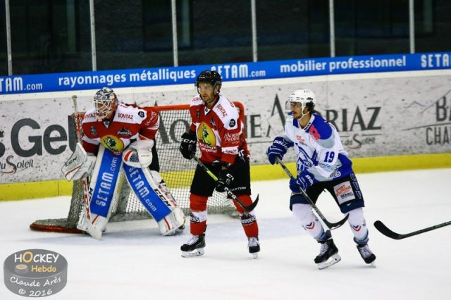 Photo hockey match Chamonix / Morzine - Courchevel-Méribel-Pralognan le 25/10/2016