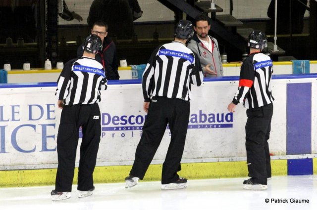 Photo hockey match Nice - Briançon  le 26/10/2016