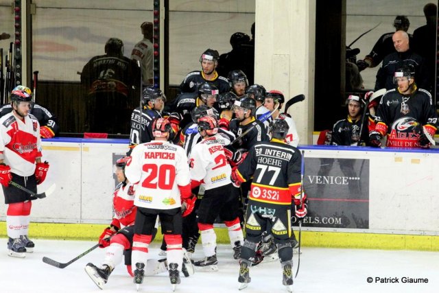 Photo hockey match Nice - Briançon  le 26/10/2016