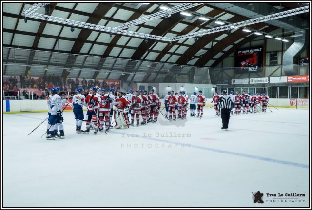 Photo hockey match Wasquehal Lille - Paris (FV) le 05/11/2016