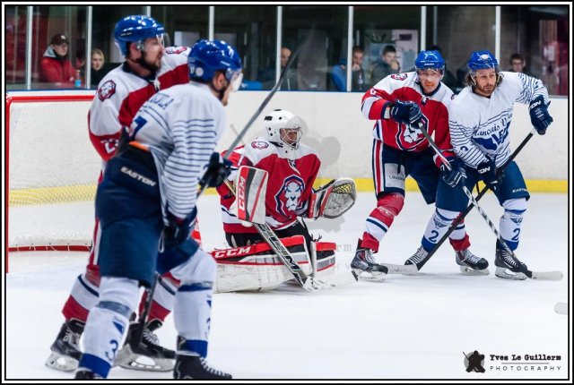 Photo hockey match Wasquehal Lille - Paris (FV) le 05/11/2016