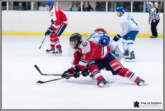 Photo hockey match Wasquehal Lille - Paris (FV) le 05/11/2016