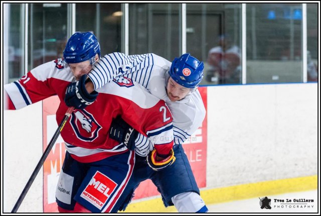 Photo hockey match Wasquehal Lille - Paris (FV) le 05/11/2016