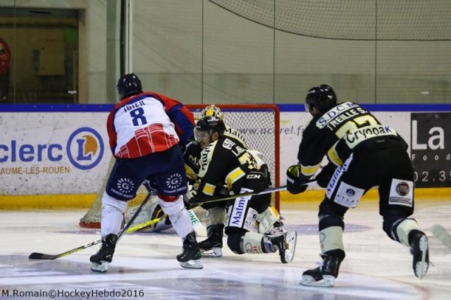 Photo hockey match Rouen - Angers  le 11/11/2016