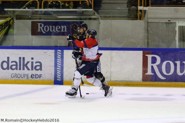 Photo hockey match Rouen - Angers  le 11/11/2016