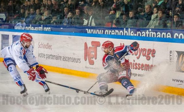 Photo hockey match Grenoble  - Lyon le 11/11/2016