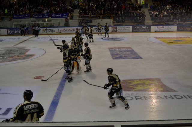 Photo hockey match Rouen - Bordeaux le 18/11/2016
