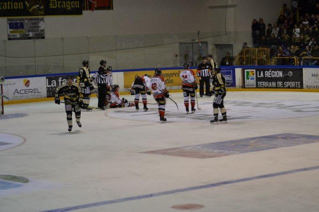 Photo hockey match Rouen - Bordeaux le 18/11/2016