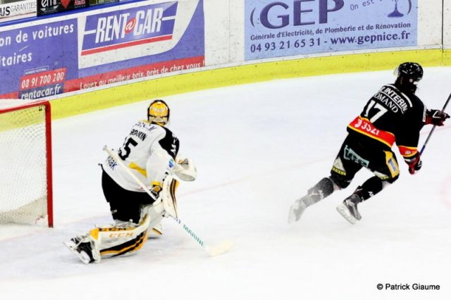 Photo hockey match Nice - Rouen le 20/11/2016