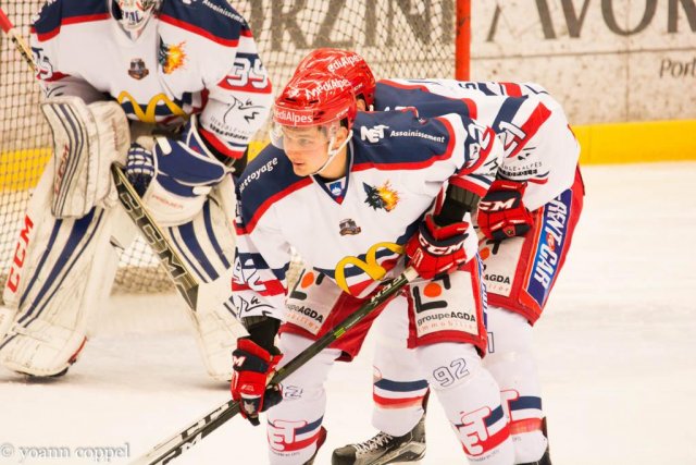 Photo hockey match Chamonix / Morzine - Grenoble  le 22/11/2016